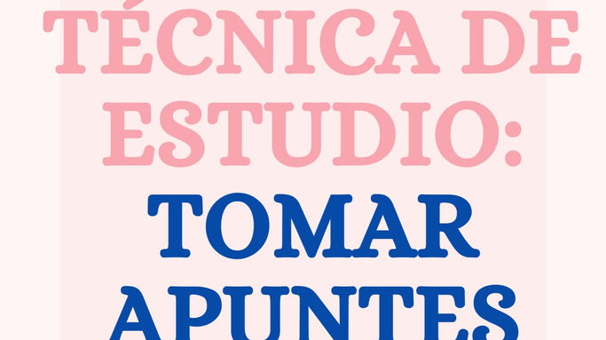 Tomar apuntes
